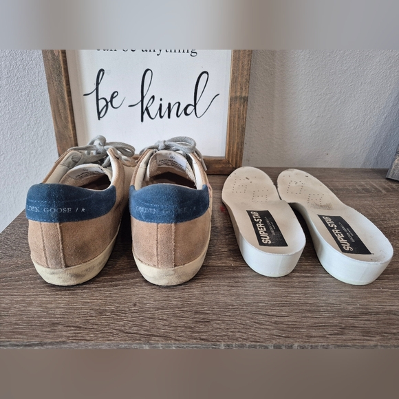 Golden Goose Womens Super Star Sneakers Size 37, Authentic - Picture 7 of 9